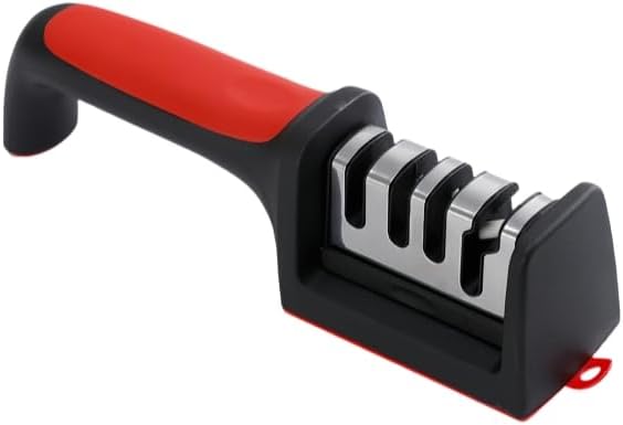 4-Stage Knife Sharpener, Kitchen Tool for Knives & Scissors